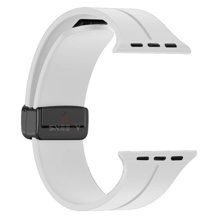 Apple Watch 49mm Ultra Seri Uyumlu Coastal Manyetik Tokalı Silikon Kordon