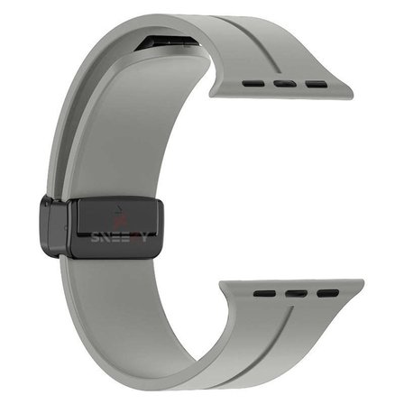 Apple Watch 49mm Ultra Seri Uyumlu Coastal Manyetik Tokalı Silikon Kordon