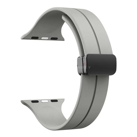 Apple Watch 49mm Ultra Seri Uyumlu Coastal Manyetik Tokalı Silikon Kordon