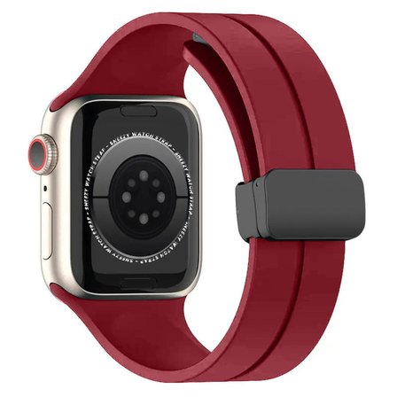 Apple Watch 42mm 44mm 45mm Seri 1 2 3 4 5 6 7 8 Se Uyumlu Coastal Manyetik Tokalı Silikon Kordon