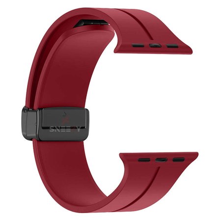 Apple Watch 42mm 44mm 45mm Seri 1 2 3 4 5 6 7 8 Se Uyumlu Coastal Manyetik Tokalı Silikon Kordon