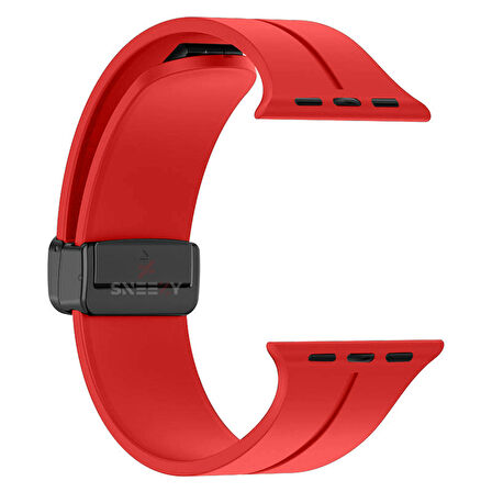 Apple Watch 38mm 40mm 41mm Seri 1 2 3 4 5 6 7 8 Se Uyumlu Coastal Manyetik Tokalı Silikon Kordon