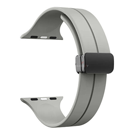Apple Watch 38mm 40mm 41mm Seri 1 2 3 4 5 6 7 8 Se Uyumlu Coastal Manyetik Tokalı Silikon Kordon