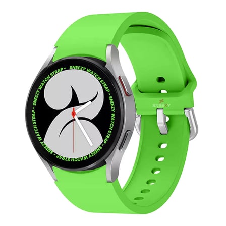 Samsung Galaxy Watch 4 5 Pro 40 42 44 45 46mm Uyumlu Orjinal Tasarım Kavisli PureLux Silikon Kordon