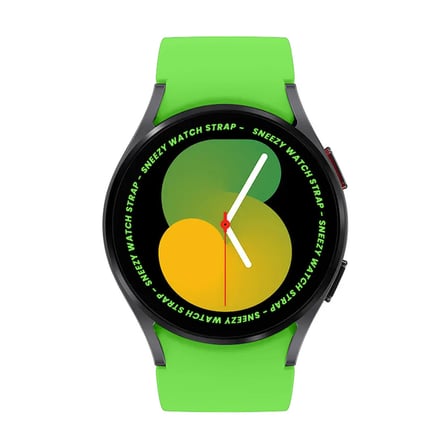 Samsung Galaxy Watch 4 5 Pro 40 42 44 45 46mm Uyumlu Orjinal Tasarım Kavisli PureLux Silikon Kordon