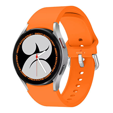 Samsung Galaxy Watch 4 5 Pro 40 42 44 45 46mm Uyumlu Orjinal Tasarım Kavisli PureLux Silikon Kordon
