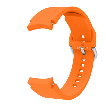 Samsung Galaxy Watch 4 5 Pro 40 42 44 45 46mm Uyumlu Orjinal Tasarım Kavisli PureLux Silikon Kordon