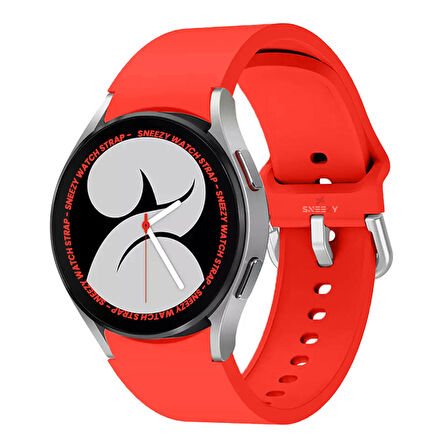 Samsung Galaxy Watch 4 5 Pro 40 42 44 45 46mm Uyumlu Orjinal Tasarım Kavisli PureLux Silikon Kordon