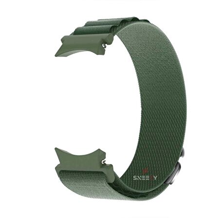 Samsung Galaxy Watch 4 5 Pro 40 42 44 45 46mm Uyumlu Kavisli Tasarım Frost Alpine Loop Kordon