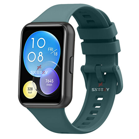 Huawei Watch Fit 2 Uyumlu PureLux Tam Uyumlu Silikon Kordon
