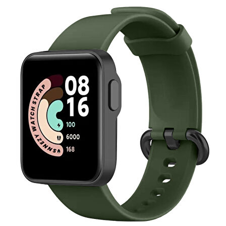 Xiaomi Mi Watch Lite Kordon Tam Uyumlu Eternity Silikon Kordon
