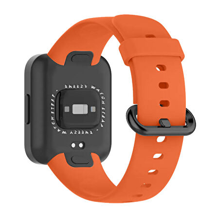 Xiaomi Mi Watch Lite Kordon Tam Uyumlu Eternity Silikon Kordon