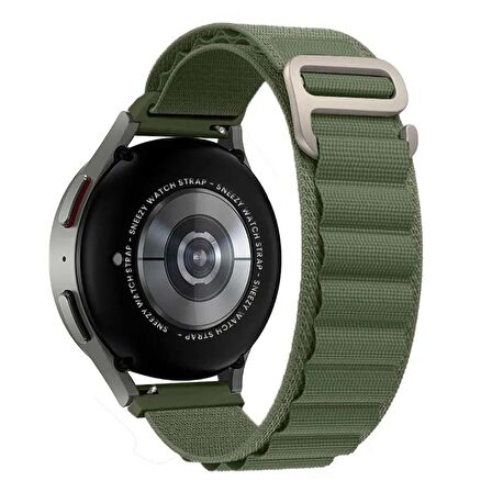 Huawei Watch GT2 Elite-Sport-Classic 46mm-GT2 Pro 22mm Uyumlu Frost Alpine Loop Kordon