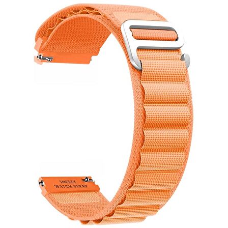 Huawei Watch GT2 Elite-Sport-Classic 46mm-GT2 Pro 22mm Uyumlu Frost Alpine Loop Kordon