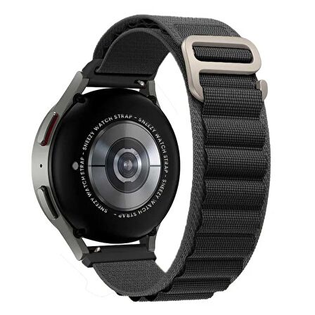 Huawei Watch GT Runner-Sport 46mm- GT2 E 22mm Uyumlu Frost Alpine Loop Kordon