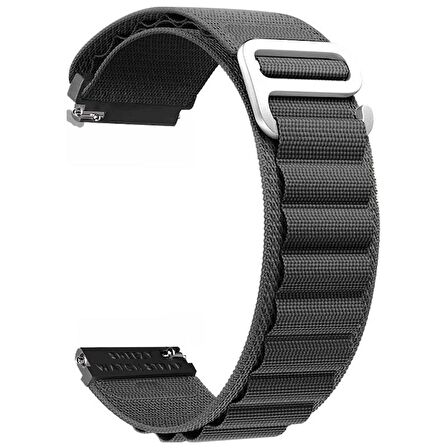 Huawei Watch GT Runner-Sport 46mm- GT2 E 22mm Uyumlu Frost Alpine Loop Kordon