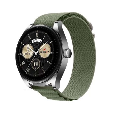 Huawei Watch 4 46mm-Watch 4 Pro 22mm Uyumlu Frost Alpine Loop Kordon
