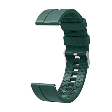 Samsung Galaxy Watch 46mm R800 – Watch 3 45mm R840 22mm Uyumlu NovaGT Supreme Silikon Kordon