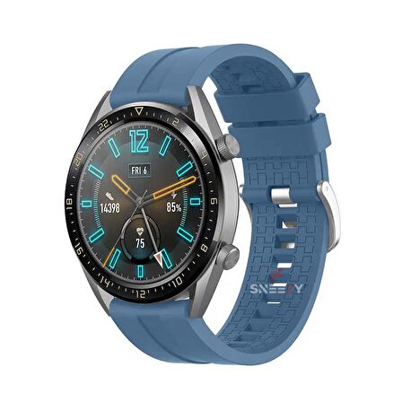 Samsung Gear S3 Frontier R760 – S3 Classic R770 22mm Uyumlu NovaGT Supreme Silikon Kordon