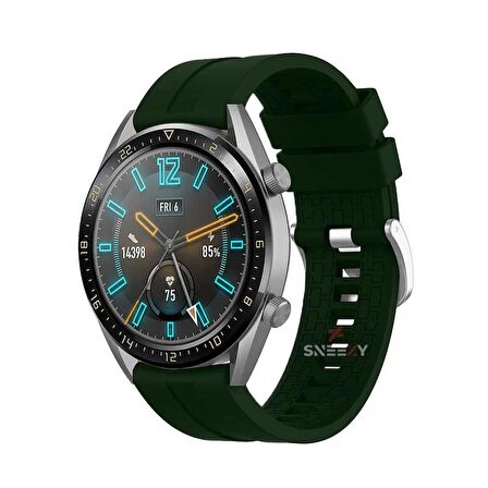 Huawei Watch GT3 Elite-Active 46mm-GT3 Pro-GT3 Se 22mm Uyumlu NovaGT Supreme Silikon Kordon