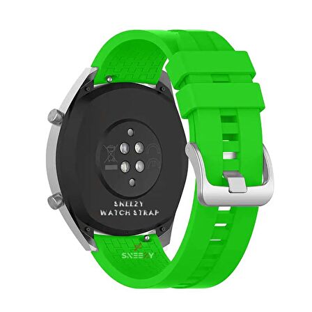 Huawei Watch GT Runner-Sport 46mm- GT2 E 22mm Uyumlu NovaGT Supreme Silikon Kordon