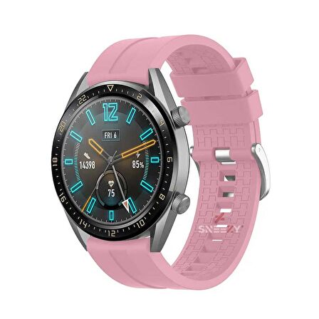 Huawei Watch 3 Elite-Classic 46mm-Watch 3 Pro-Elite 22mm Uyumlu NovaGT Supreme Silikon Kordon