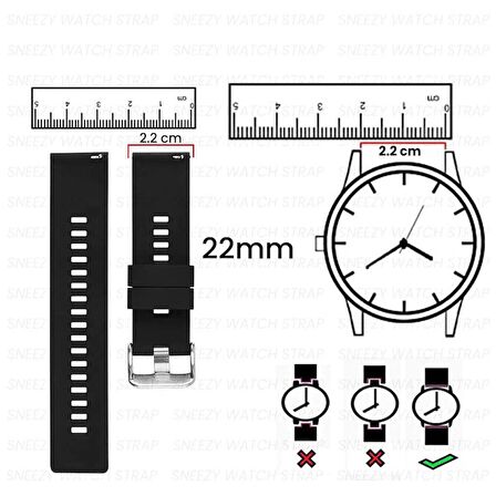 Haylou Solar LS05 – RS3 LS04 – RT LS05S 22mm Uyumlu FlexAir Supreme Silikon Kordon