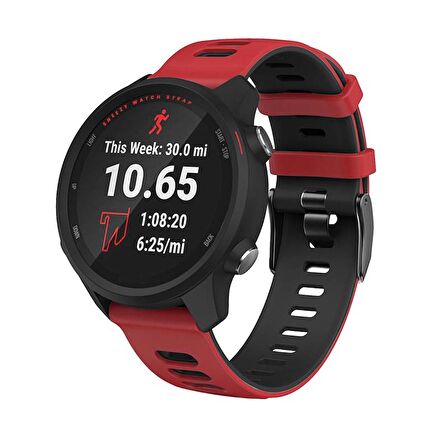 Xiaomi Watch S1 -S1 Active -Mi Watch -Watch Color 22mm Uyumlu Stride Çift Renkli Silikon Kordon