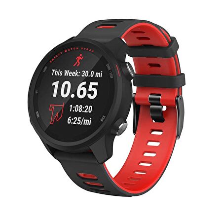 Xiaomi Watch S1 -S1 Active -Mi Watch -Watch Color 22mm Uyumlu Stride Çift Renkli Silikon Kordon