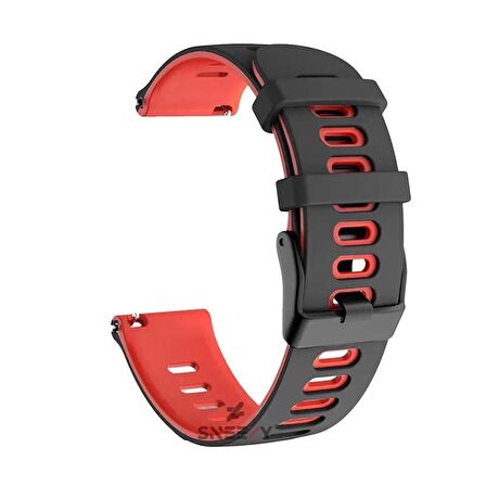 Xiaomi Watch S1 -S1 Active -Mi Watch -Watch Color 22mm Uyumlu Stride Çift Renkli Silikon Kordon
