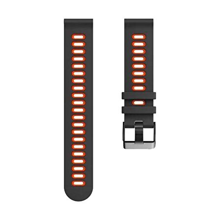 Xiaomi Watch S1 -S1 Active -Mi Watch -Watch Color 22mm Uyumlu Stride Çift Renkli Silikon Kordon