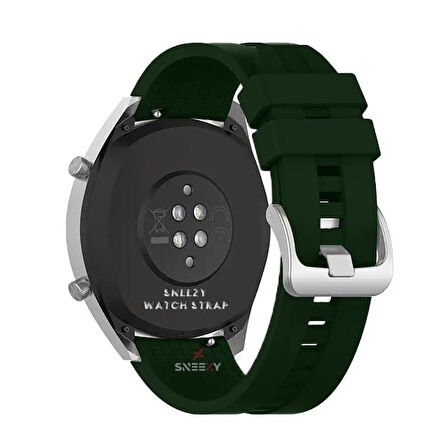 Samsung Galaxy Watch 46mm R800 – Watch 3 45mm R840 22mm Uyumlu NovaGT Supreme Silikon Kordon