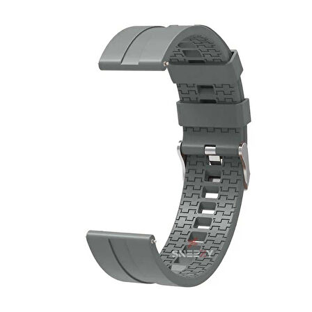 Samsung Gear S3 Frontier R760 – S3 Classic R770 22mm Uyumlu NovaGT Supreme Silikon Kordon