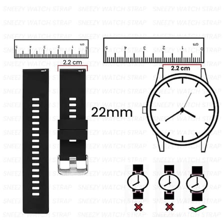 Samsung Gear S3 Frontier R760 – S3 Classic R770 22mm Uyumlu NovaGT Supreme Silikon Kordon