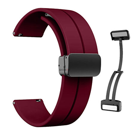 Xiaomi Watch S1-S1 Active-Mi Watch-Watch Color 22mm Uyumlu Coastal Manyetik Tokalı Silikon Kordon