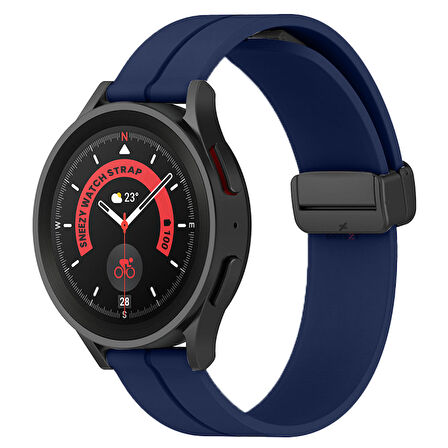 Huawei Watch Ultimate – Watch Buds 22mm Uyumlu Coastal Manyetik Tokalı Silikon Kordon