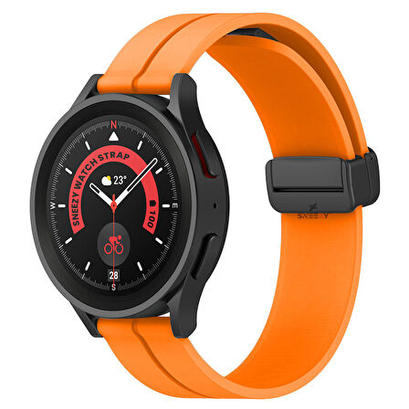 Honor Magic Watch 2 – Watch Magic – Watch Gs3 22mm Uyumlu Coastal Manyetik Tokalı Silikon Kordon