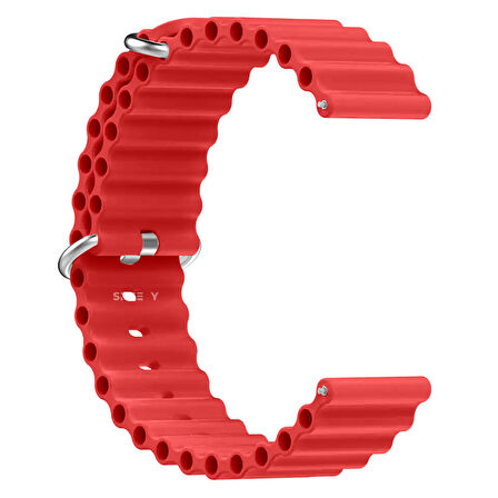 Huawei Watch GT3 Elite-Active 46mm-GT3 Pro-GT3 Se 22mm Uyumlu Seaflex Ocean Silikon Kordon