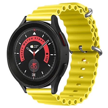 Huawei Watch GT3 Elite-Active 46mm-GT3 Pro-GT3 Se 22mm Uyumlu Seaflex Ocean Silikon Kordon
