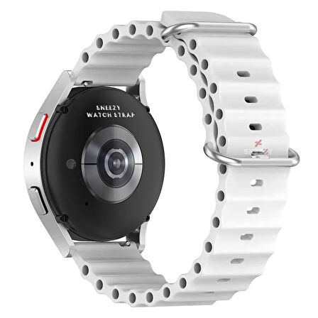 Huawei Watch GT Runner-Sport 46mm- GT2 E 22mm Uyumlu Seaflex Ocean Silikon Kordon