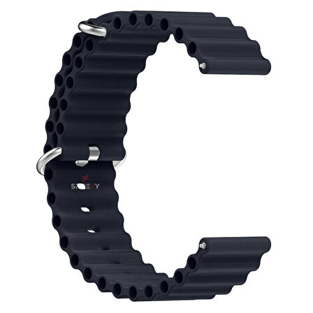 Honor Magic Watch 2 – Watch Magic – Watch Gs3 22mm Uyumlu Seaflex Ocean Silikon Kordon