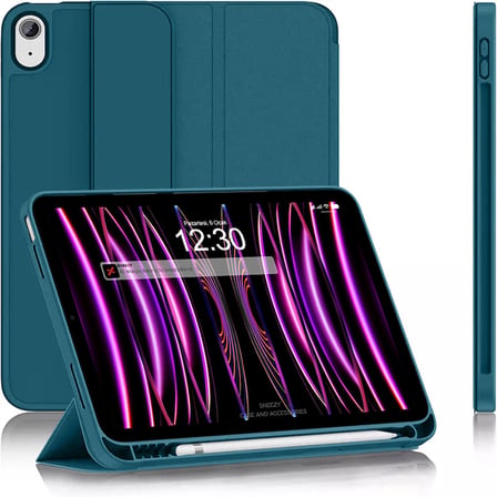 Apple iPad 10.Nesil 10.9 İnç Kılıf Craft Kalem Bölmeli Uyku Modlu Kapaklı Smart Case
