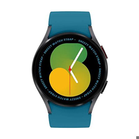 Samsung Galaxy Watch 4 5 Pro 40 42 44 45 46mm Uyumlu Orjinal Tasarım Kavisli PureLux Silikon Kordon