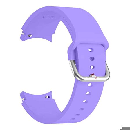 Samsung Galaxy Watch 4 5 Pro 40 42 44 45 46mm Uyumlu Orjinal Tasarım Kavisli PureLux Silikon Kordon