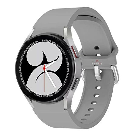 Samsung Galaxy Watch 4 5 Pro 40 42 44 45 46mm Uyumlu Orjinal Tasarım Kavisli PureLux Silikon Kordon