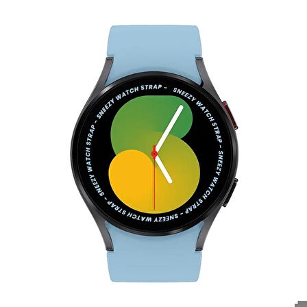 Samsung Galaxy Watch 4 5 Pro 40 42 44 45 46mm Uyumlu Orjinal Tasarım Kavisli PureLux Silikon Kordon