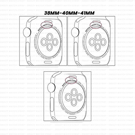 Apple Watch 38mm 40mm 41mm 1 2 3 4 5 6 7 8 Se Seri Uyumlu Ironmesh Döküm Çelik Metal Kordon