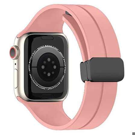 Apple Watch 38mm 40mm 41mm Seri 1 2 3 4 5 6 7 8 Se Uyumlu Coastal Manyetik Tokalı Silikon Kordon