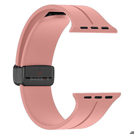 Apple Watch 38mm 40mm 41mm Seri 1 2 3 4 5 6 7 8 Se Uyumlu Coastal Manyetik Tokalı Silikon Kordon