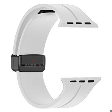 Apple Watch 38mm 40mm 41mm Seri 1 2 3 4 5 6 7 8 Se Uyumlu Coastal Manyetik Tokalı Silikon Kordon
